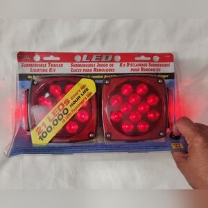 Blazer C7421 LED Submersible Trailer Light Kit for Trailers Under 80" Wide New